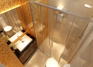 乐尚装饰 国际社区 67平 二居室 造价 11万 现代风格 卫生间