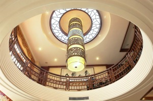 樂尚裝飾 凡爾賽 別墅 380平 造價31萬 中式風 吊燈