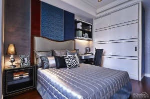 乐尚装饰 江与城 130  三居室 造价16万 新古典风 卧室