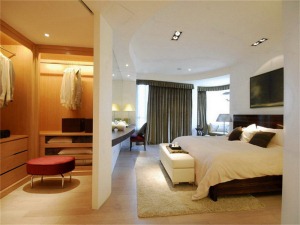 乐尚装饰 紫御江山 98平 三居室 造价13万  现代风 卧室