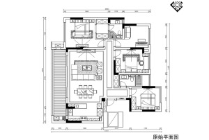 重庆乐尚装饰丨华远海蓝城现代装修风格设计案例平面布置