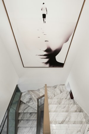 重庆乐尚装饰丨拉菲公馆135平米现代简约风格楼梯效果图