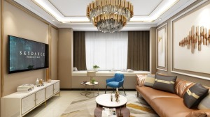 【中庭装饰】玫瑰园幸福湾120m²现代轻奢风格案例