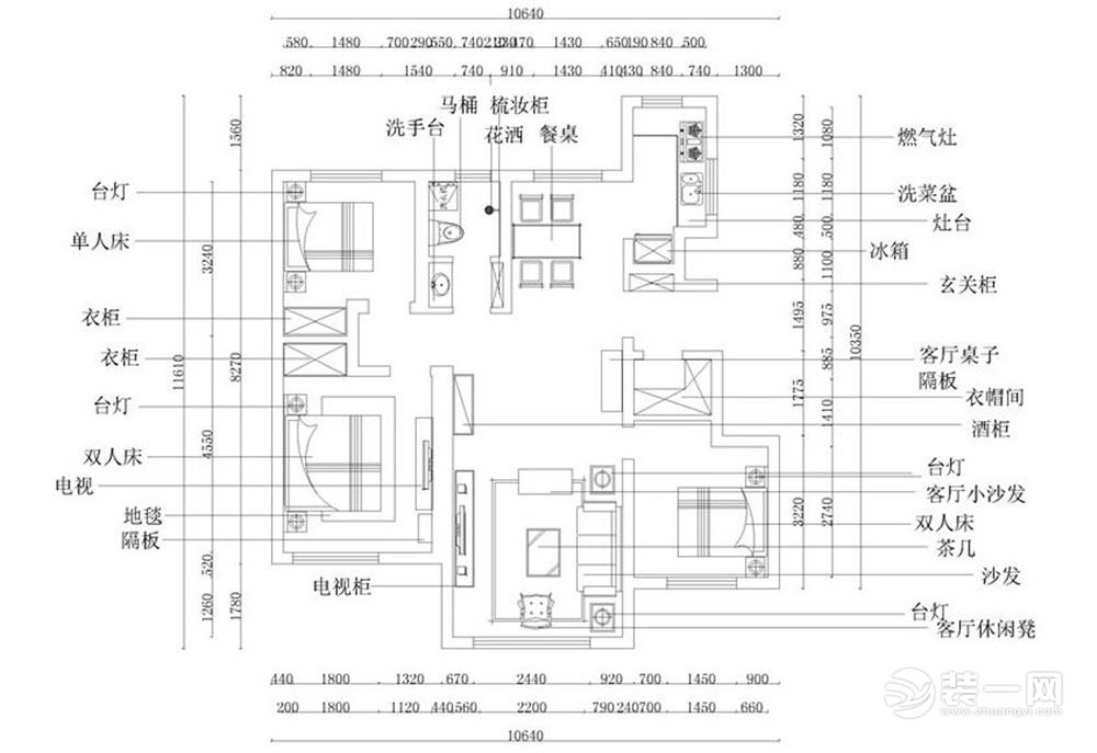 地中海风格 金地艺境 102.5㎡