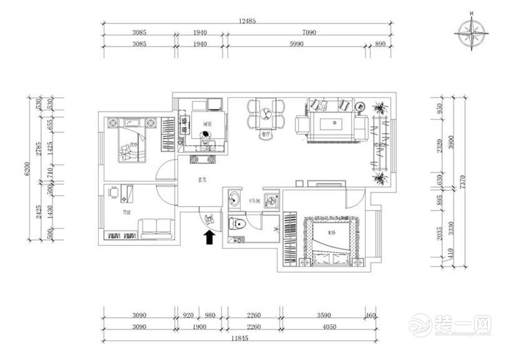 現(xiàn)代簡約 合景御華園 98㎡