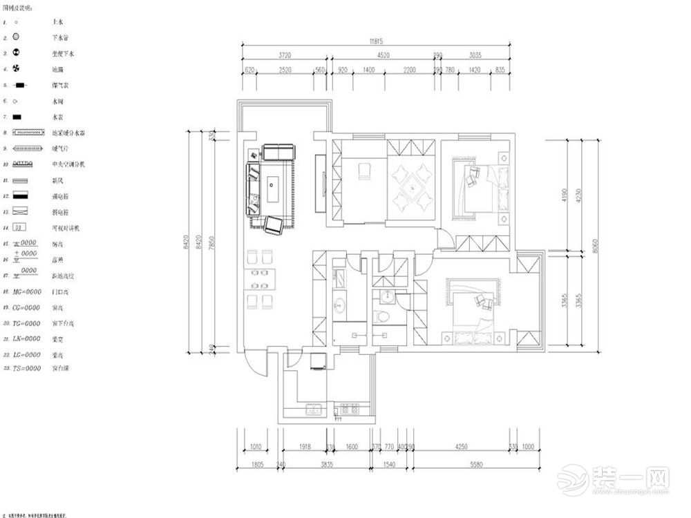 主卧室采用原木色、咖色、浅咖色、米以及绿植等色彩元素搭配的床整体体现温馨的感觉，柔和的色调，不会显得