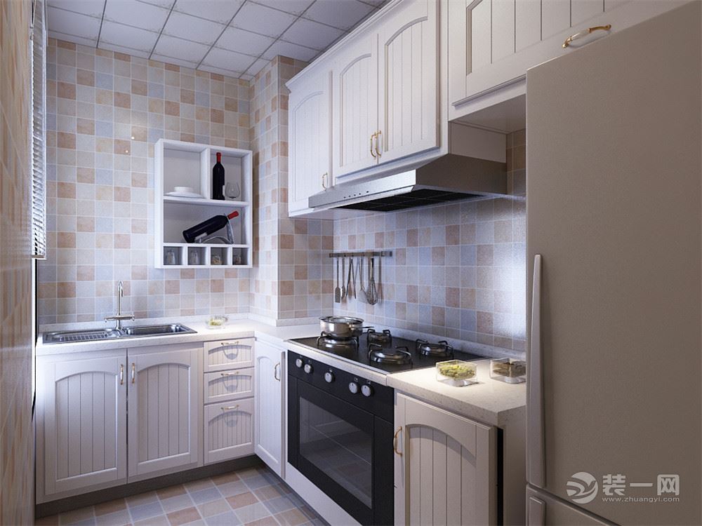 本户型为雅仕兰庭两室两厅一厨一卫78㎡。方案设计为简美风格。