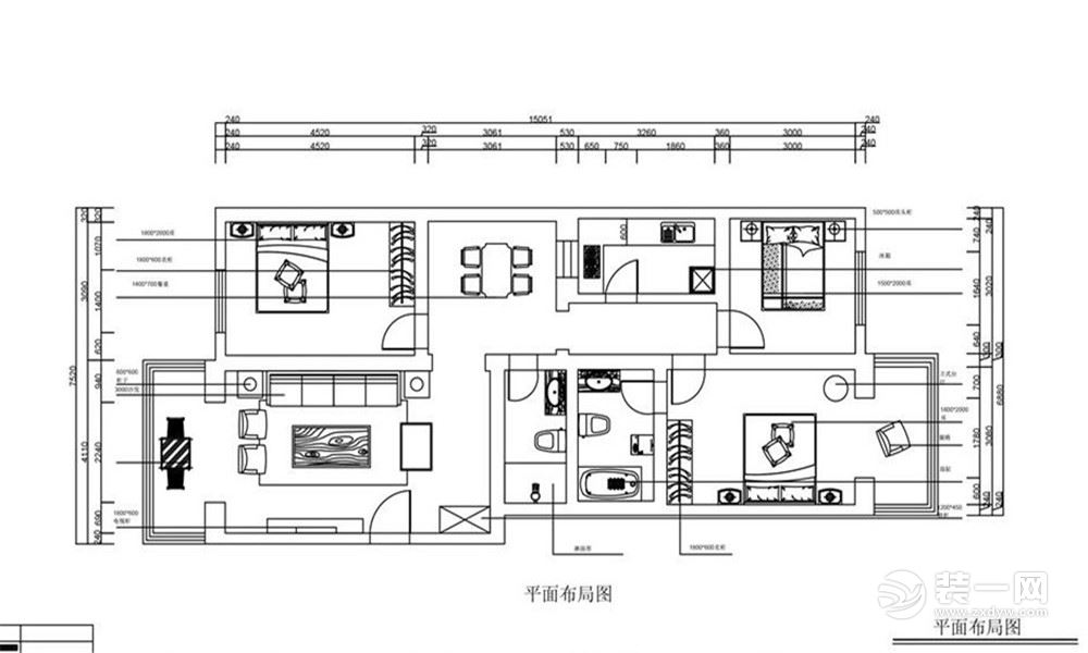 金伦公寓  三室  156㎡  新中式风格