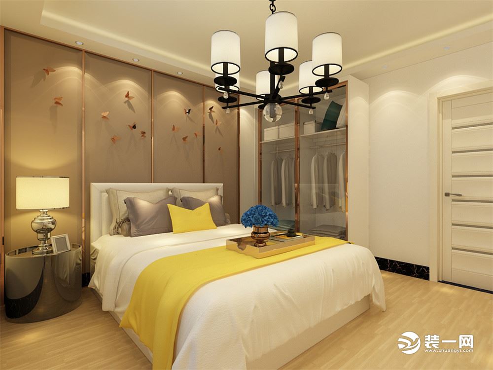 卧室的设计空间合理简洁，从简单舒适中体现生活的精致。