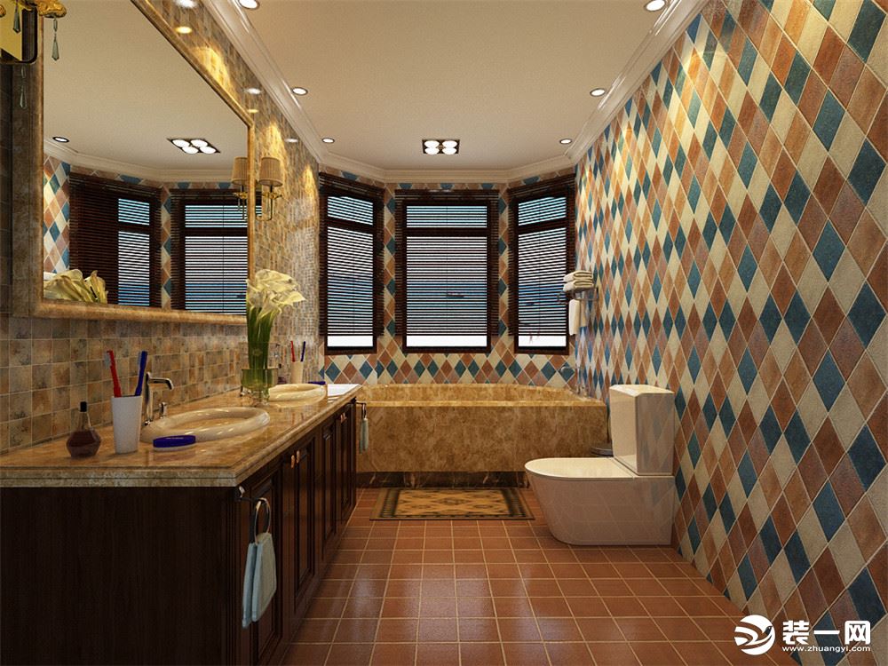 卫生间的空间与采光也还可以，浴池的设计也能在空间实用上增加一些情调。