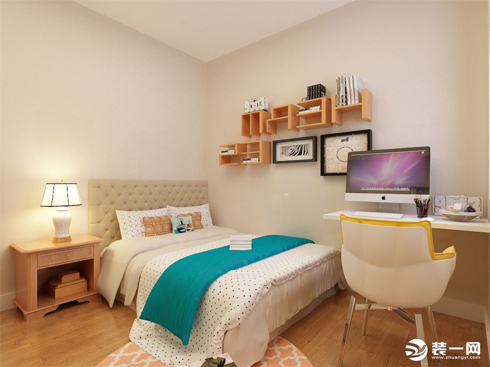 卧室搭配倡导“简单但不简约”，在室内环境中力求表现悠闲、舒畅自然的生活情趣。
