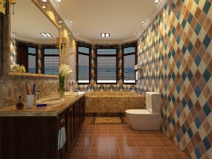 卫生间的空间与采光也还可以，浴池的设计也能在空间实用上增加一些情调。