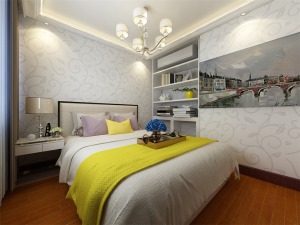 卧室的设计很舒适，家具的选择较为简单，卧室的设计舒适大气，家具的颜色选择较为多，整体设计很舒适，适合