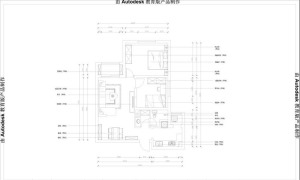 【力天装饰】恒瑞家园 两室 91.8平 现代简约风格  户型图