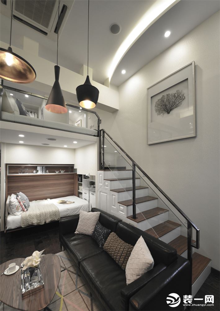 楼梯 卧室loft现代风格装修效果图