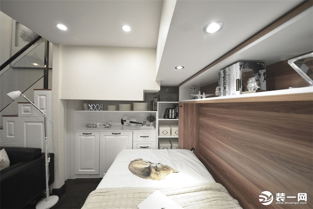 一楼卧室loft现代风格装修效果图