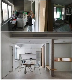 【上海缘环】59㎡小户型设计，优雅时尚现代极简公寓！