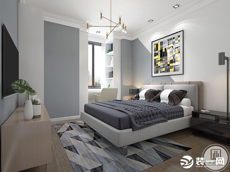 卧室，新中式风格装修效果图