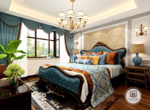 雅居乐滨江国际—美式178平大业美家卧室