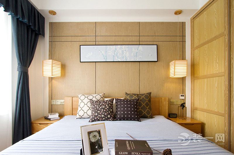 中央美郡 105平 三居室 造价10万 日式风格日式卧室