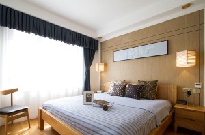 中央美郡 105平 三居室 造價10萬 日式風格日式臥室