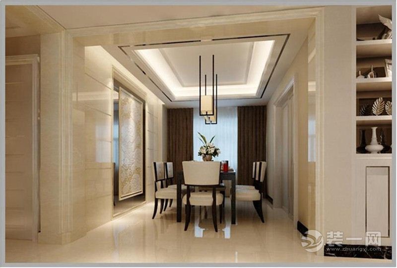 融科东南海 115平 三居室 造价13万 现代简约风格餐厅