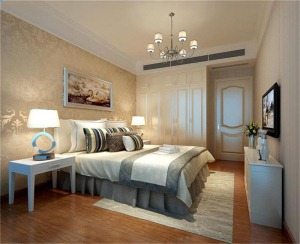 融科东南海 115平 三居室 造价13万 现代简约风格卧室