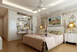 COCO蜜城-112平 3室1厅1卫-造价16万 田园风格卧室