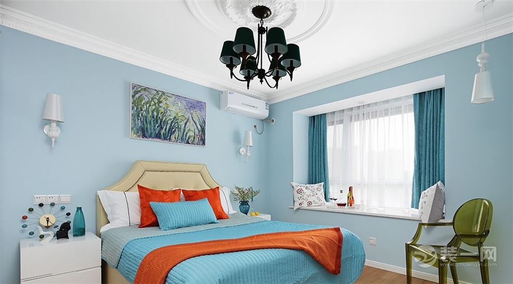 苏州雅腾装饰 西湖君庭120平现代简约风格卧室案例设计效果图