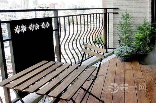北京雅腾装饰-伟业迎春城混搭风格阳台案例设计效果图