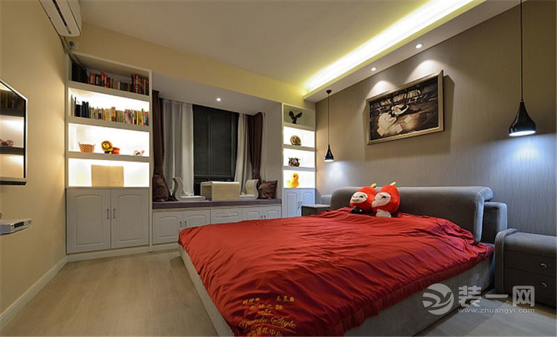 北京雅腾装饰-现代简约卧室案例设计效果图