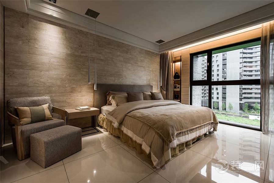 北京雅腾装饰-澜调国际现代简约卧室案例设计效果图
