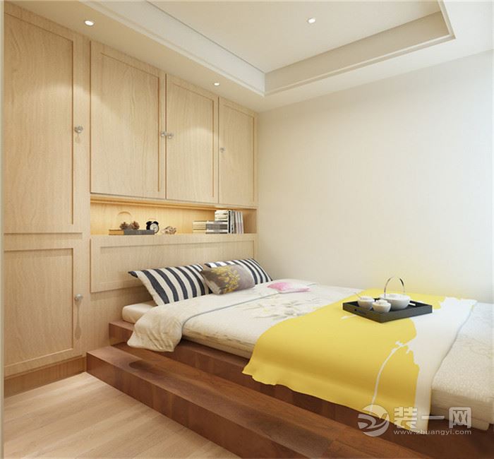 北京雅腾装饰-荷澜庭现代简约卧室案例设计效果图