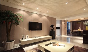 北京雅腾装饰-现代简约风格客厅案例设计效果图