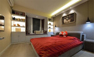 北京雅腾装饰-现代简约卧室案例设计效果图