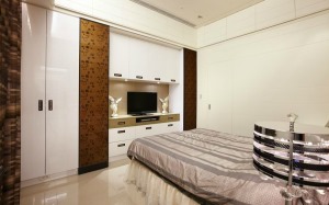 北京雅腾装饰-星光耀现代简约卧室案例设计效果图