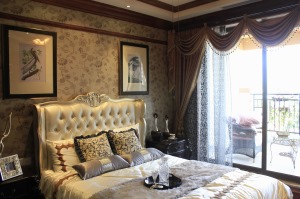 北京雅腾装饰-美式风格卧室案例设计效果图
