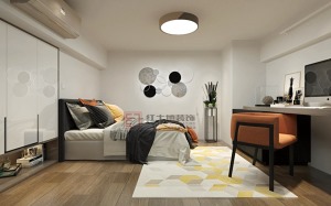 50平兩居室現代風格臥室裝修效果圖