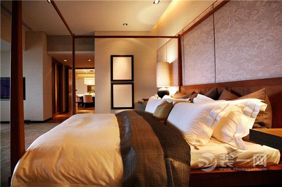 【枫雅装饰】石湖湾三居室140平米新中式风格卧室
