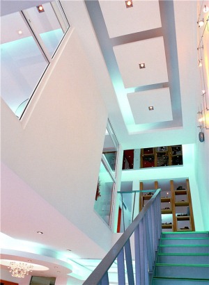 苏州招商学府156平米三居室现代简约风格楼梯