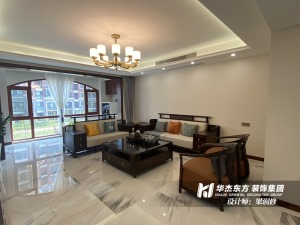台湾村170平新中式风格装修案例18753566290