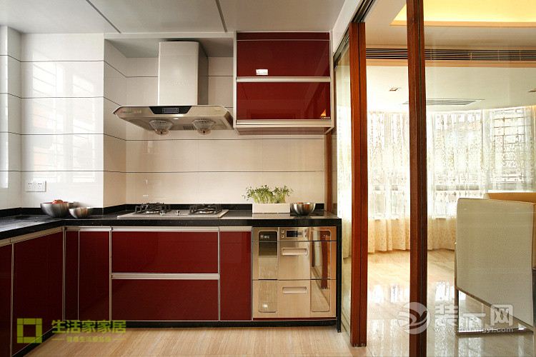 中庚当代艺术176平三居室欧式风格效果图厨房