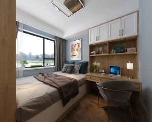 北卧室设计为榻榻米，该设计也是性价比超高。储物  休息  休闲  学习 也都可以得到满足。