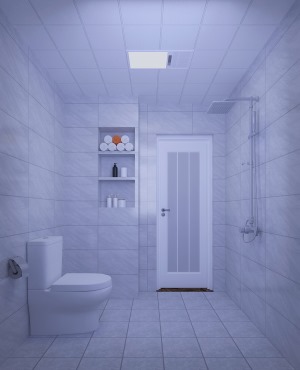 有了单独的洗浴台，就不会存在上洗手间和洗漱的冲突，这样的布局在使用起来是非常方便的。