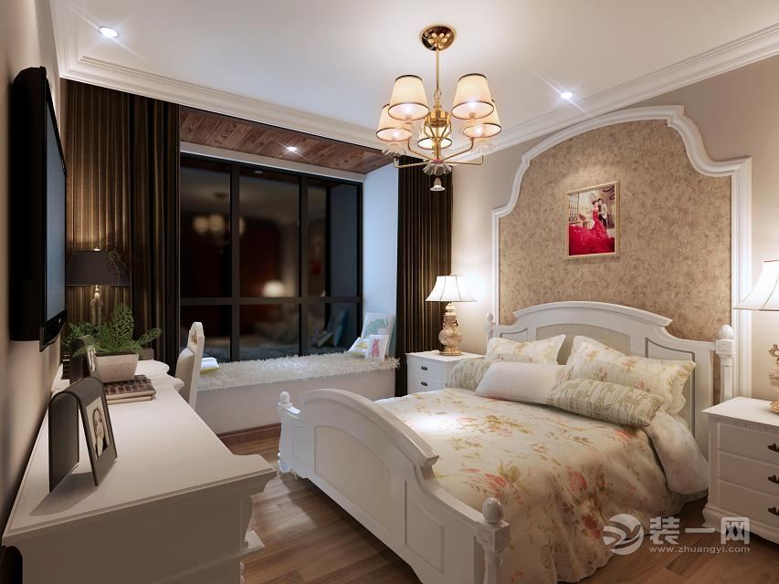 郑州远洋香奈160平三居室现代简约风格案例 卧室