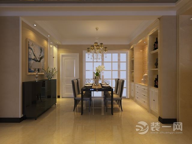 郑州正商新蓝钻139平三居室简欧风格装修厨房