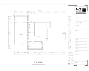 郑州升龙又一城90平两居室现代简约原始结构图