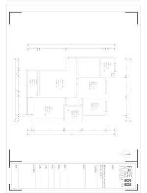 郑州尚东郡130平三居室现代简约装修风格原始结构效果图