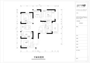 郑州梧桐新语138平三居室现代简约风格装修平面布置图