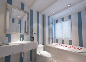 地中海洗手间+浴缸